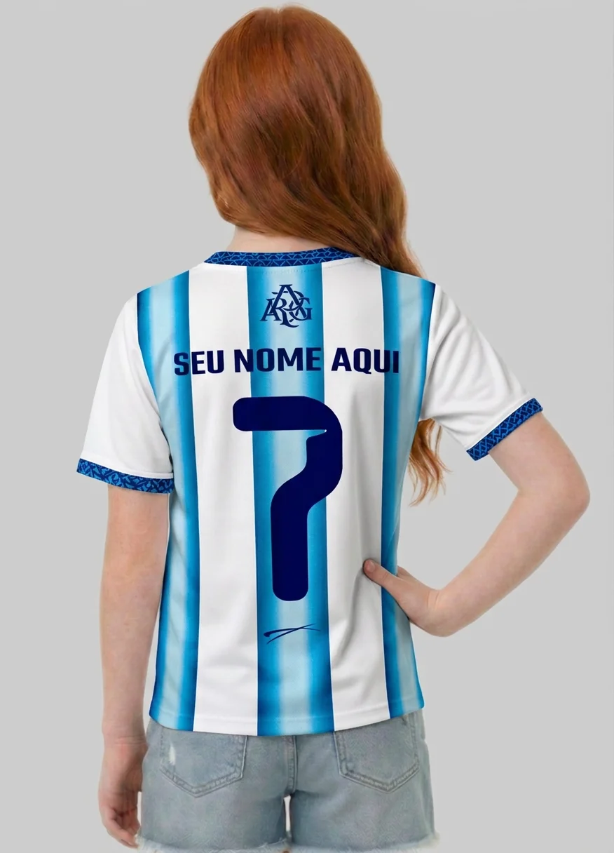 Camisa da Argentina - infantil - Branco