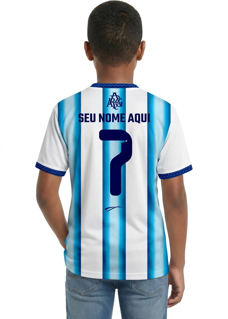 Camisa da Argentina - infantil - Branco