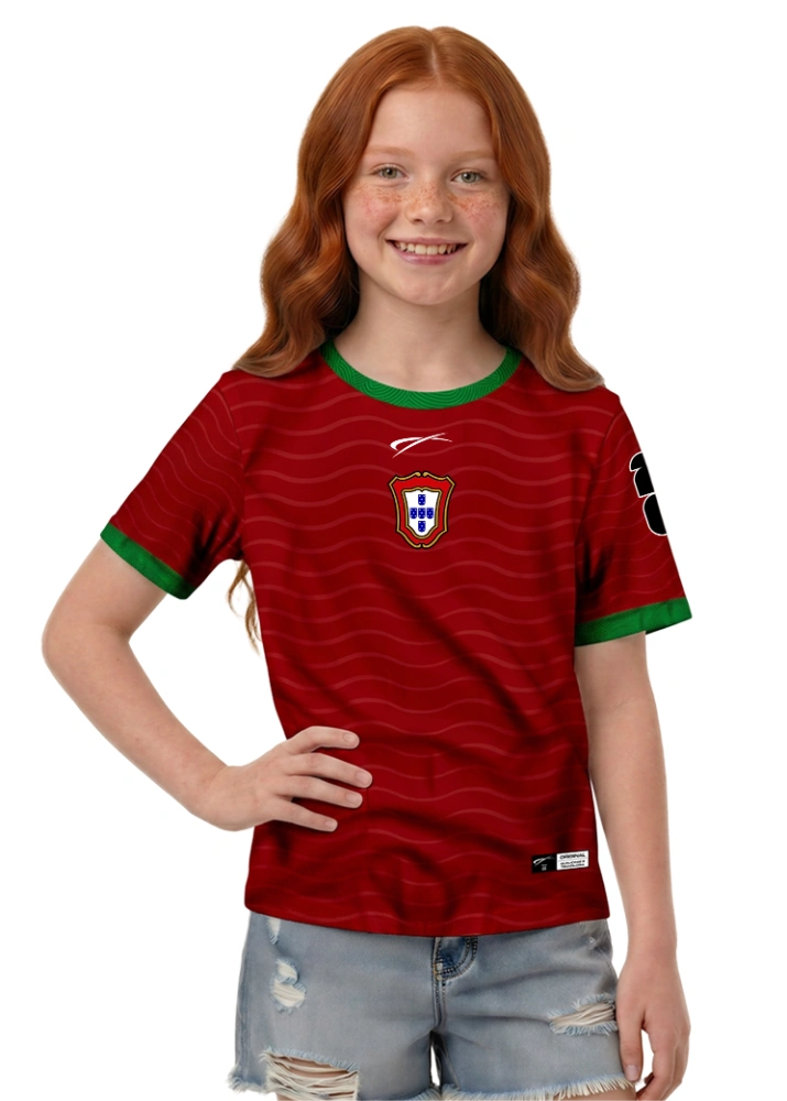 Camisa Portugal - Vermelho