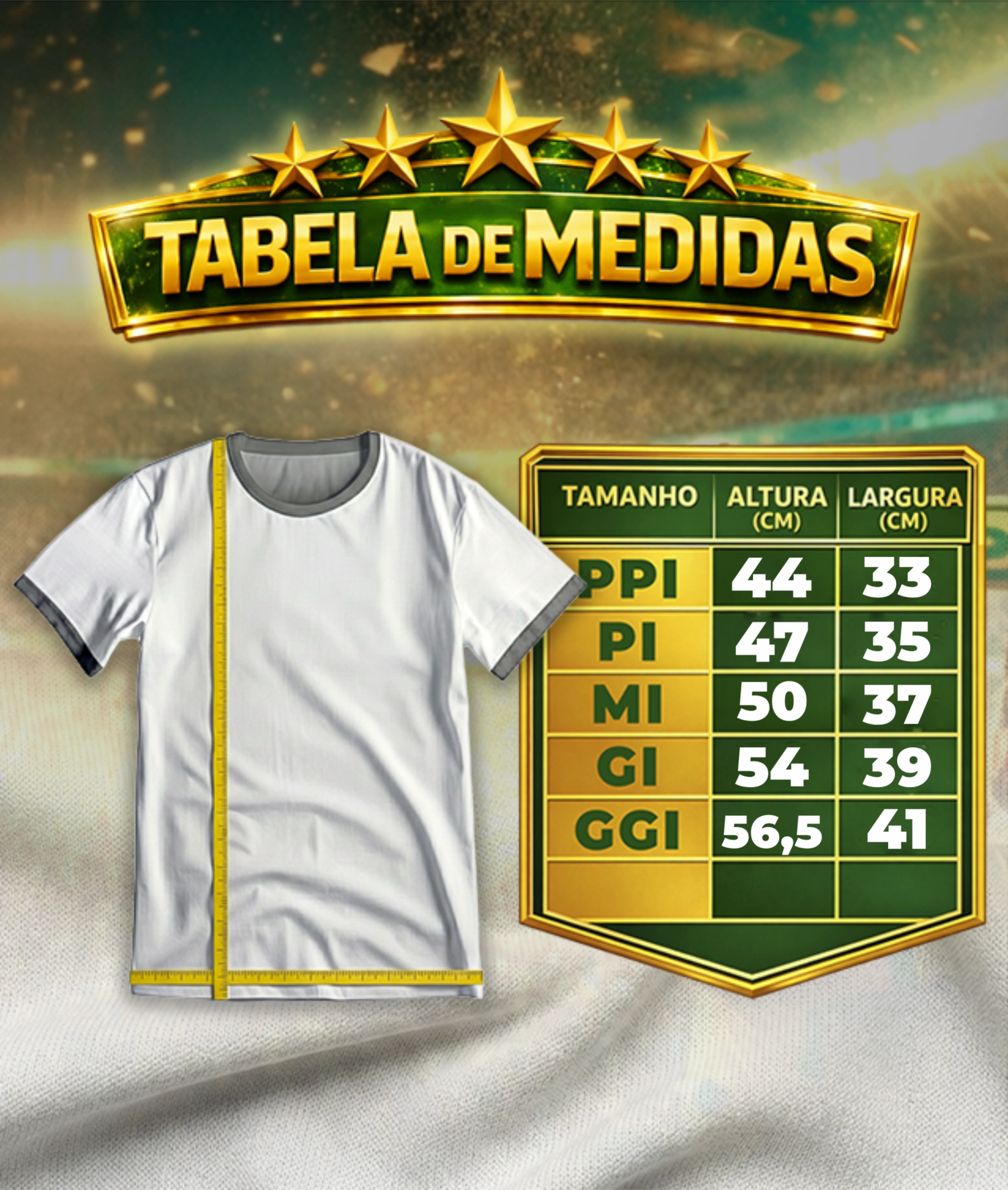 Camisa Brasil - Amarelo