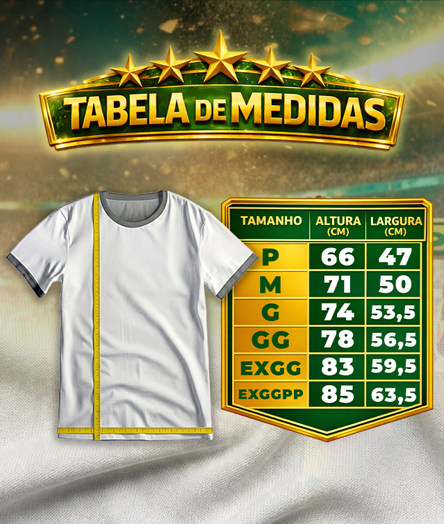 Camisa do Brasil Masculina - Amarelo