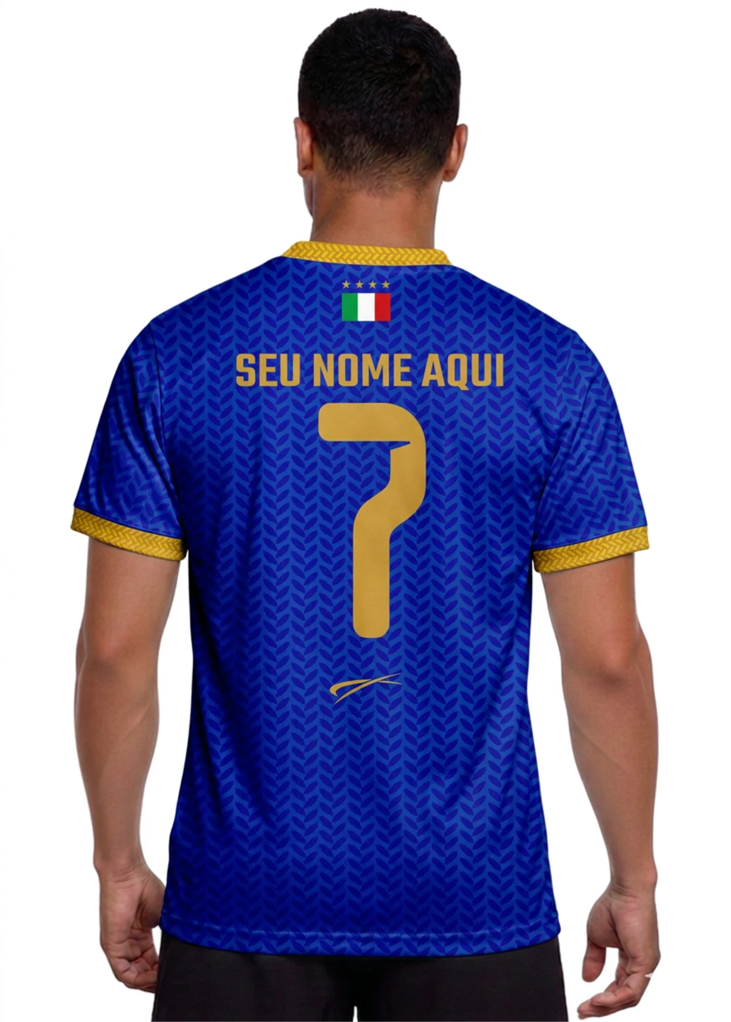 Camisa da Itália - Masculino - Azul escuro